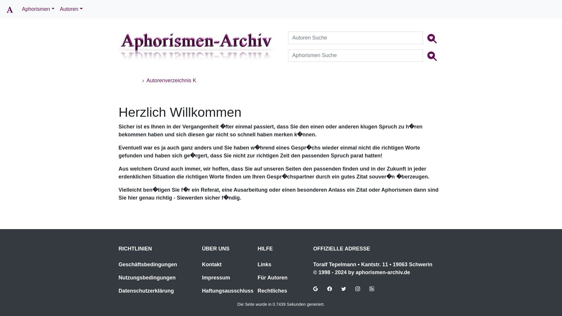 Aphorismen-Archiv