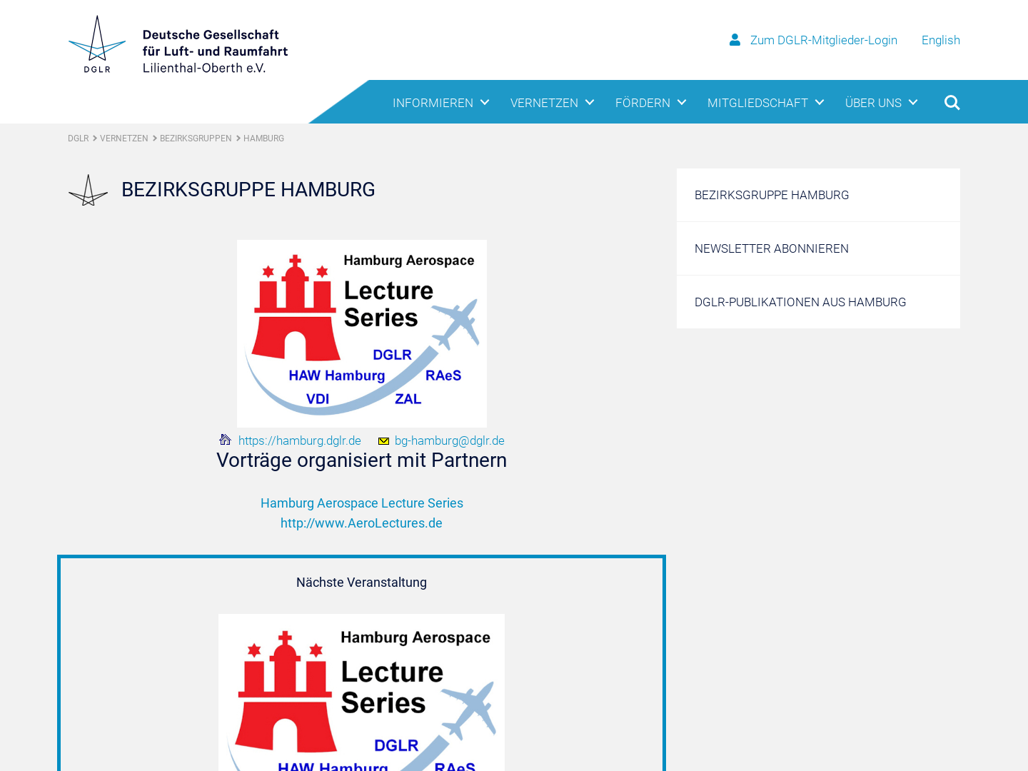 DGLR - Bezirksgruppe Hamburg