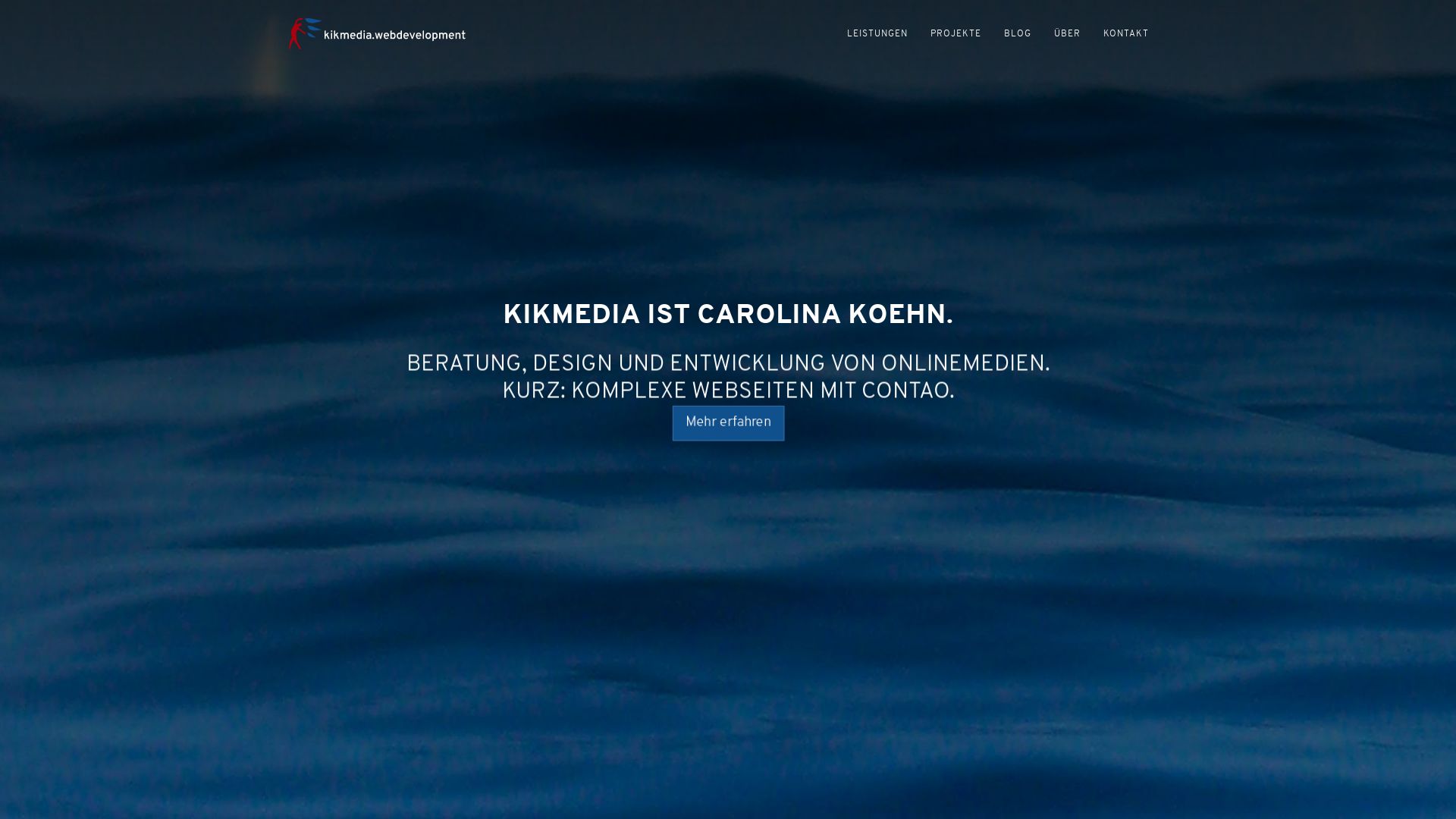 Kikmedia Webdevelopment, Carolina Koehn