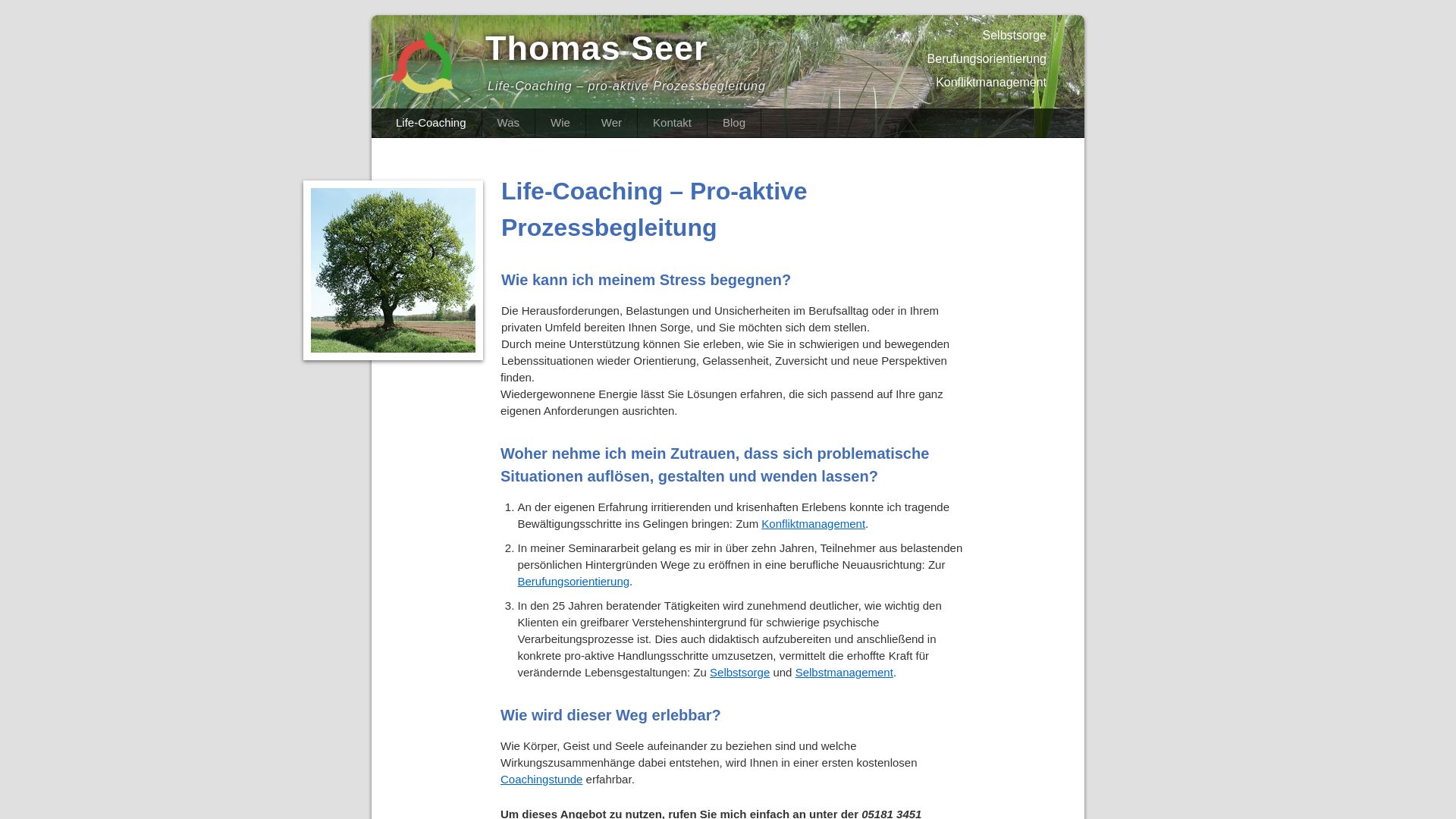 Thomas Seer Life Coaching