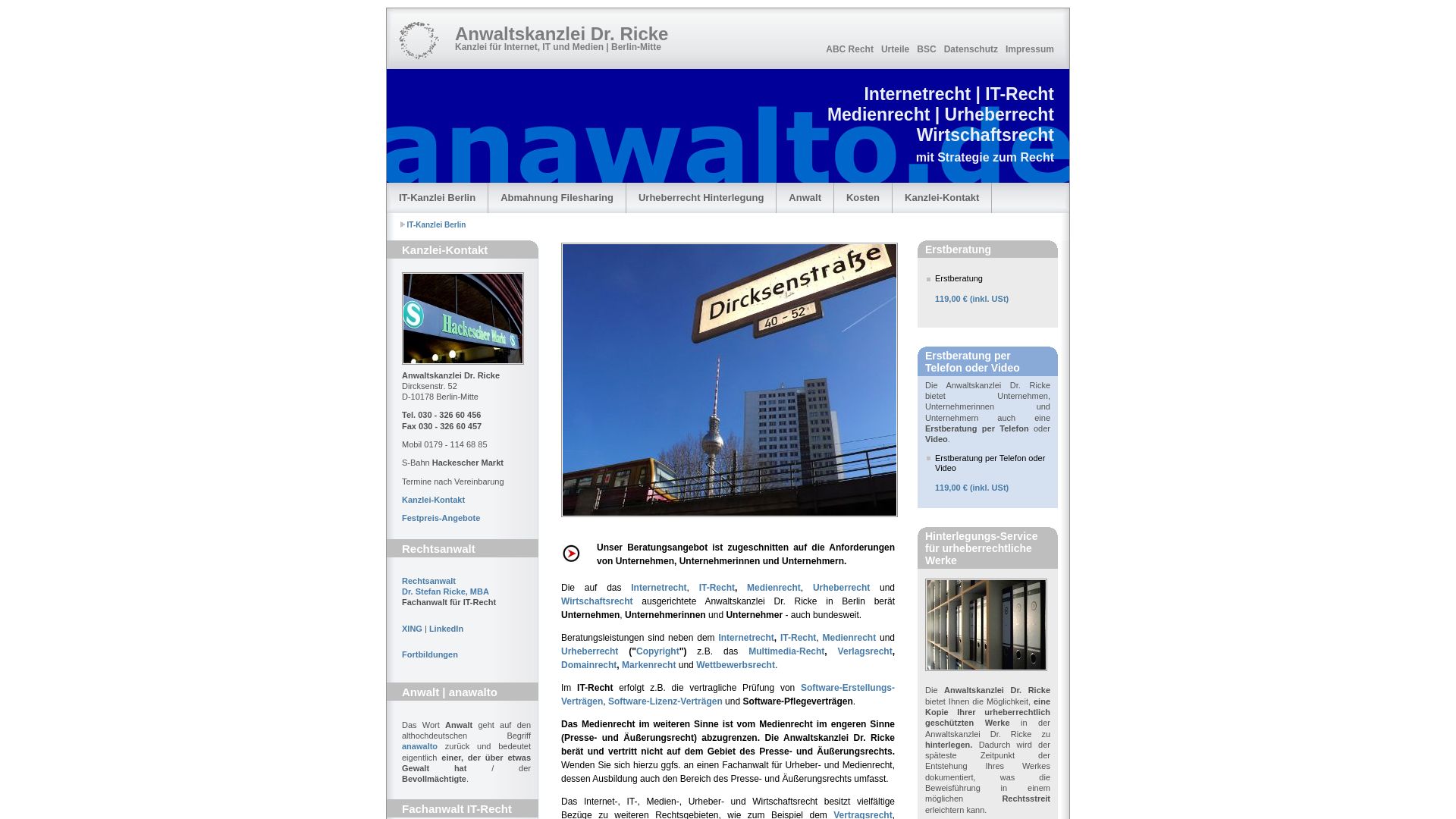 Anwaltskanzlei Dr. Ricke