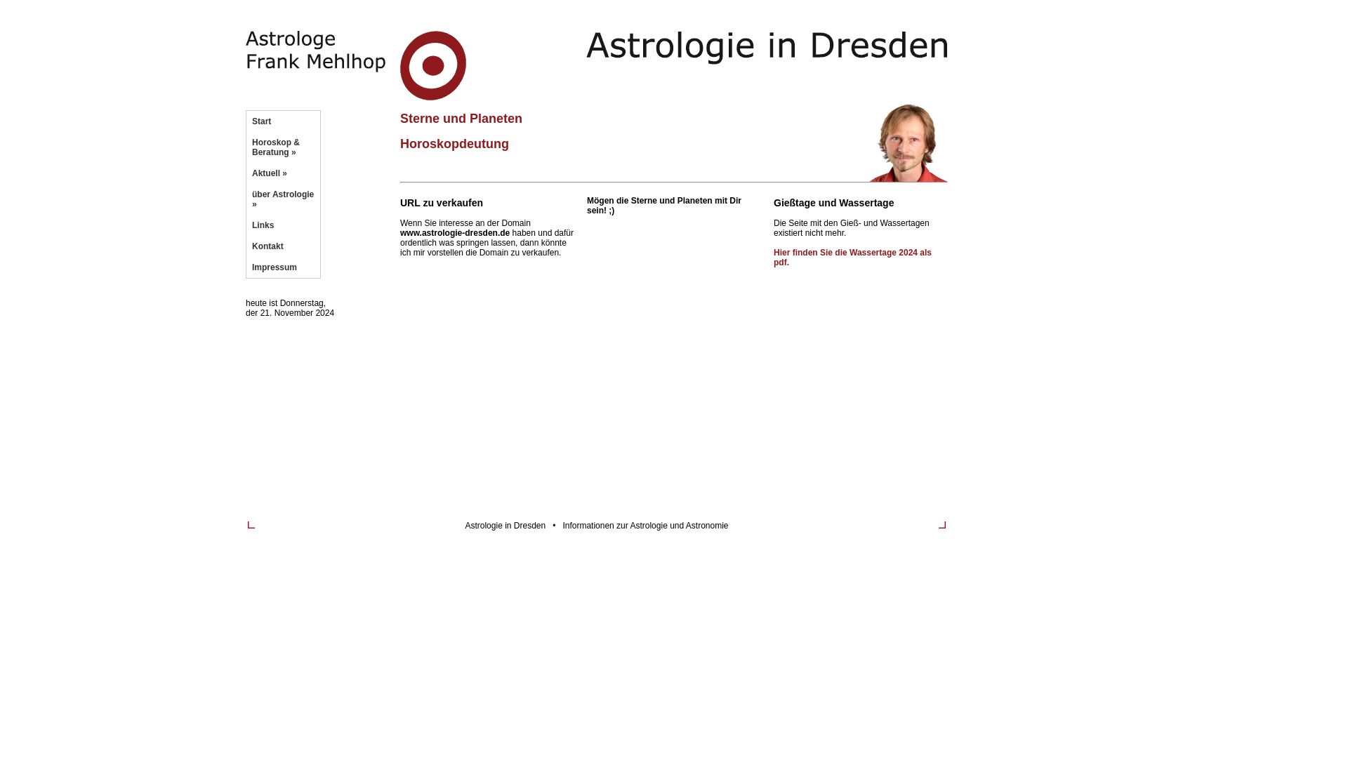 Astrologie Dresden ~ Horoskope, Sternbilder und Planeten