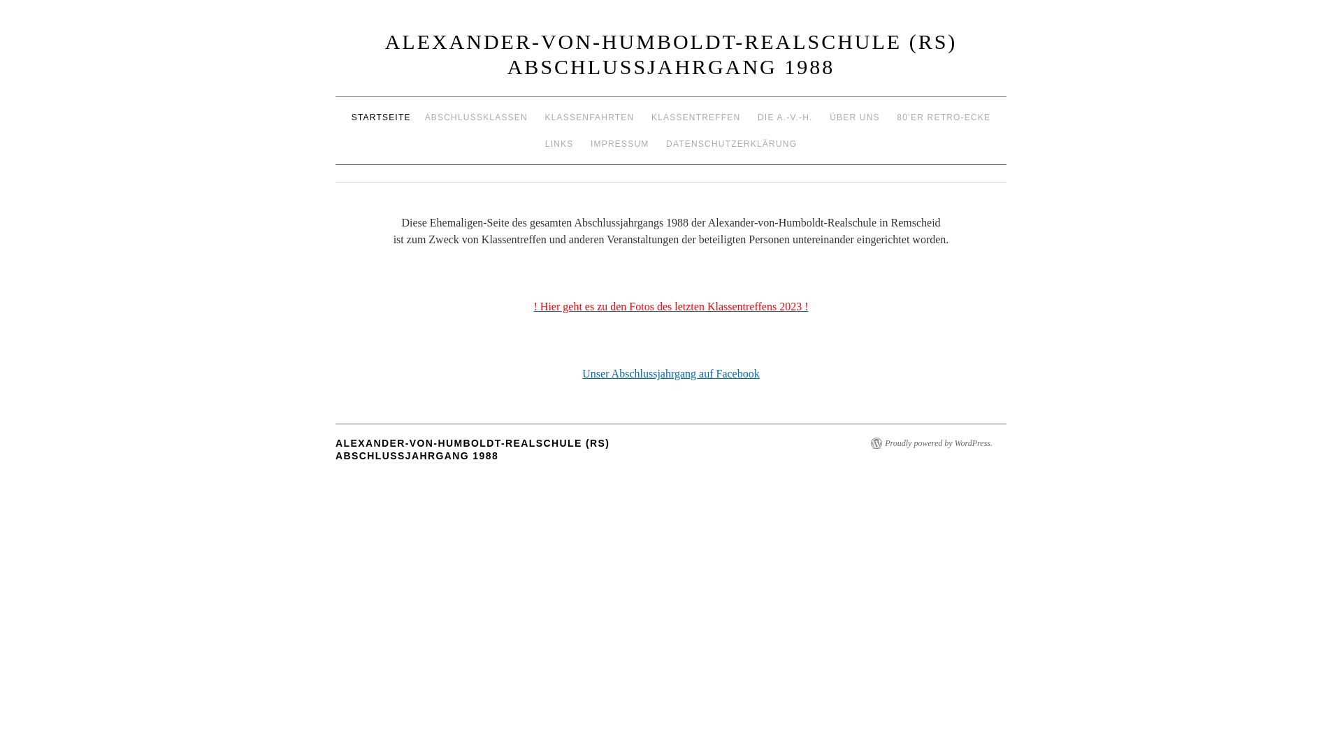 Remscheid - Alexander-von-Humboldt Realschule