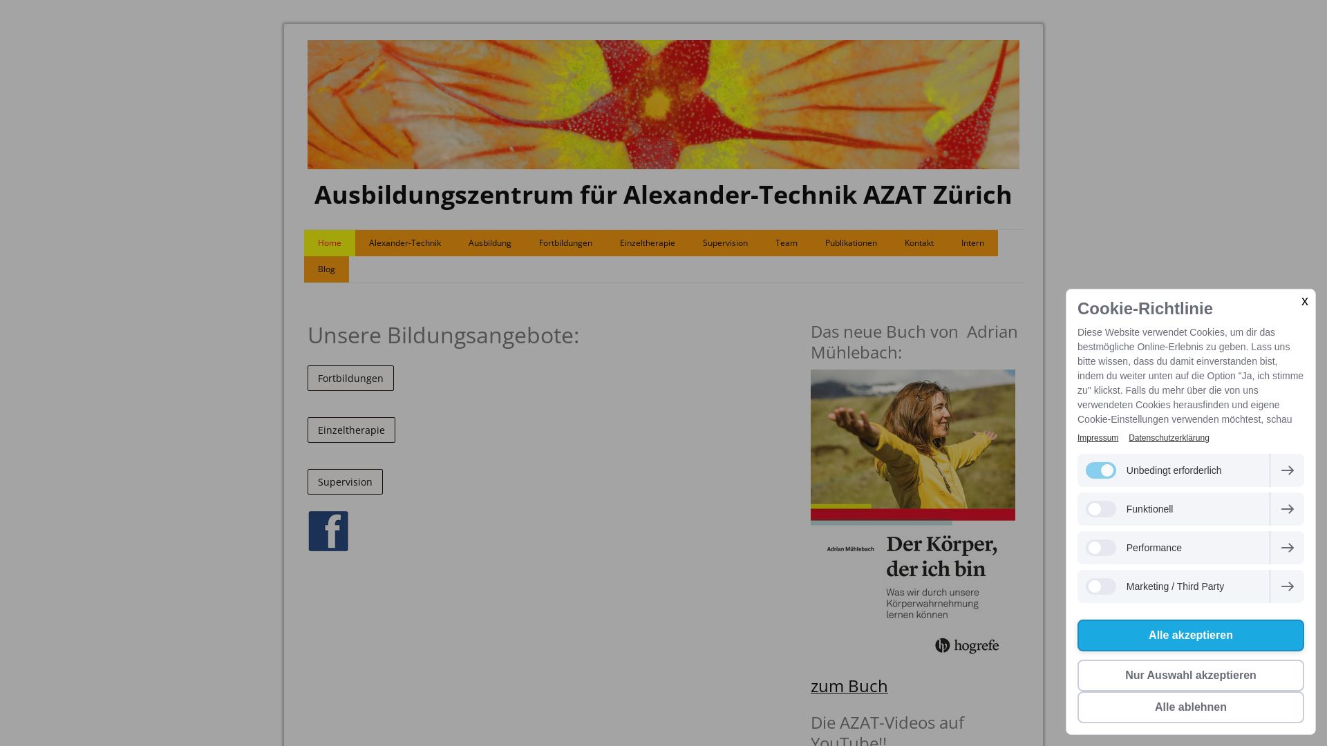 Azat - Ausbildungszentrum für F.M. Alexander-Technik