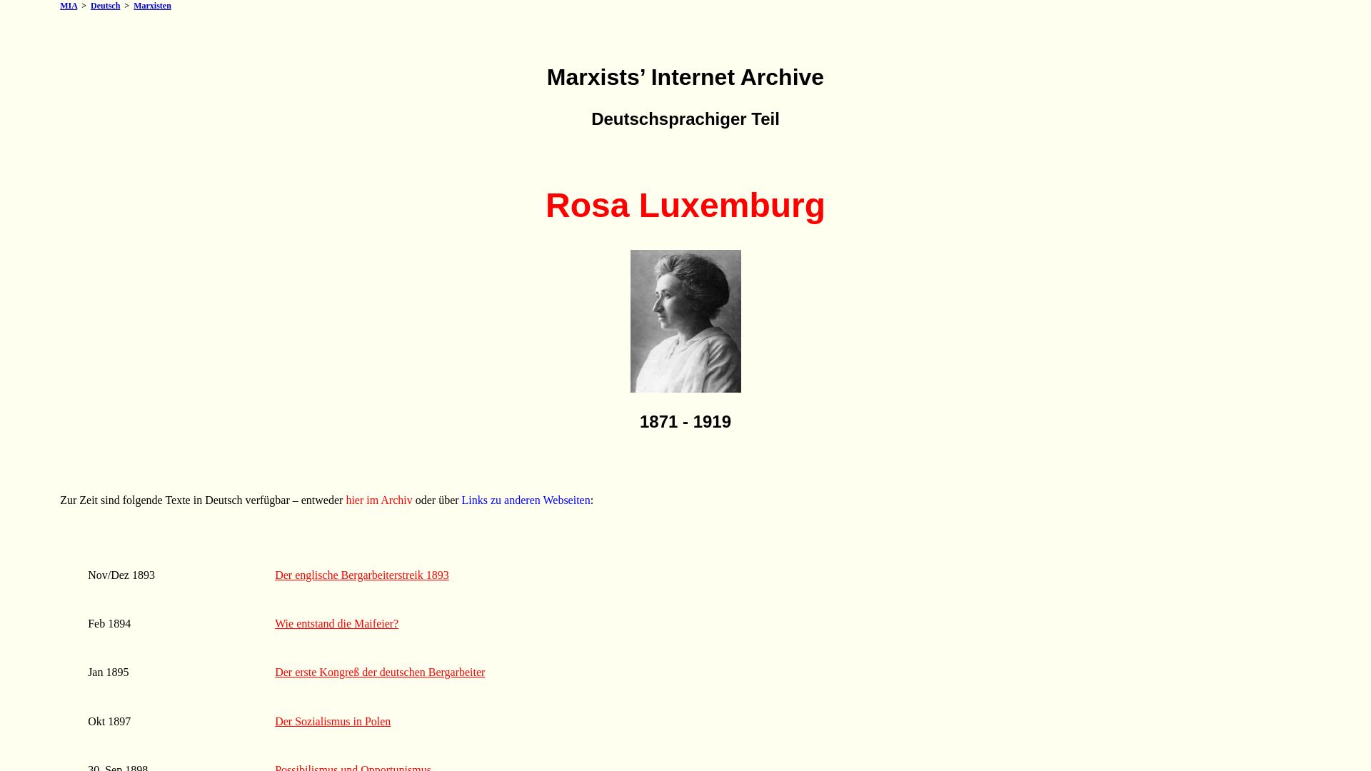 Marxists' Internet Archive:  Ernesto Che Guevara Archiv