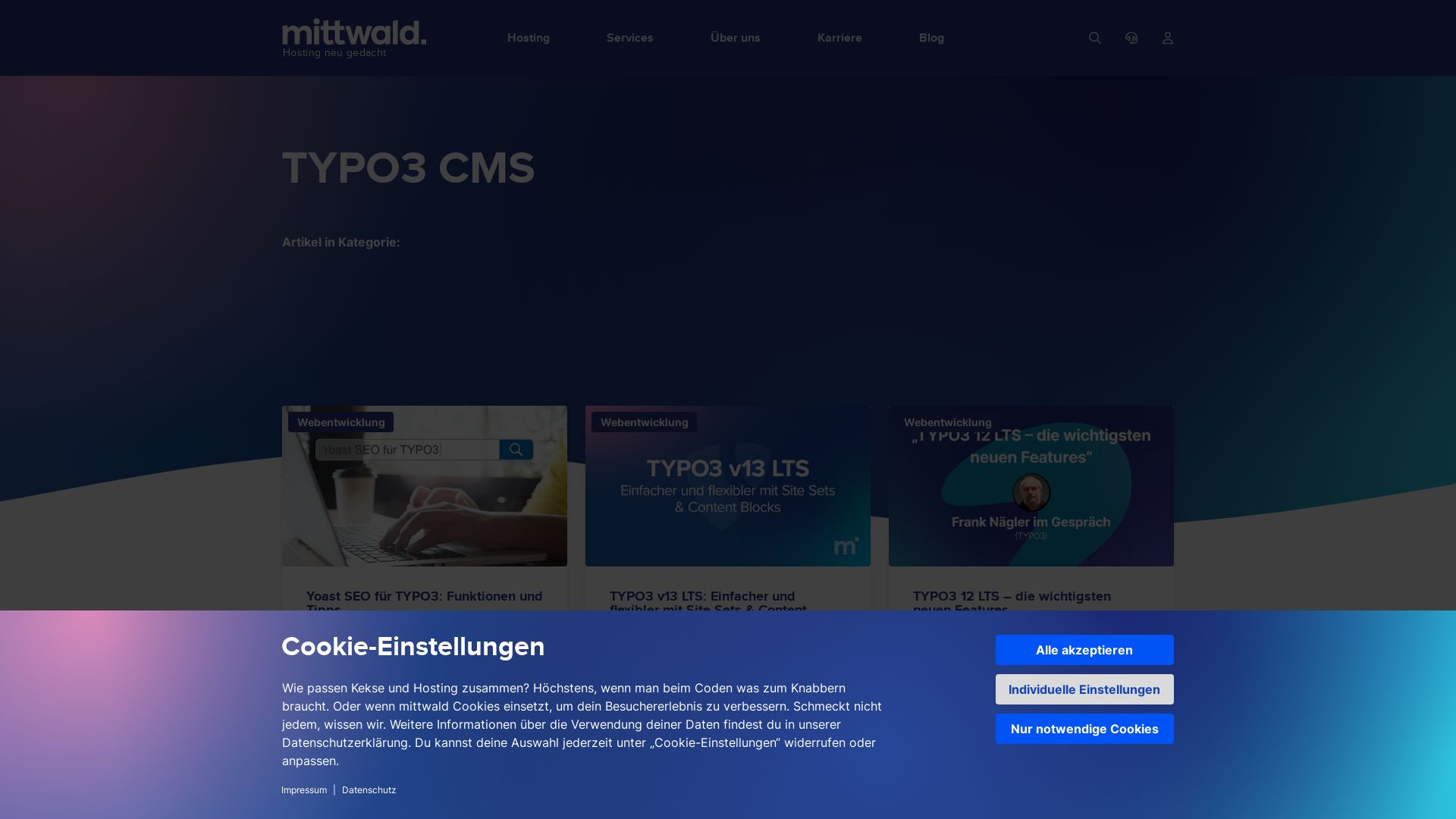 Mittwald TYPO3 News Blog