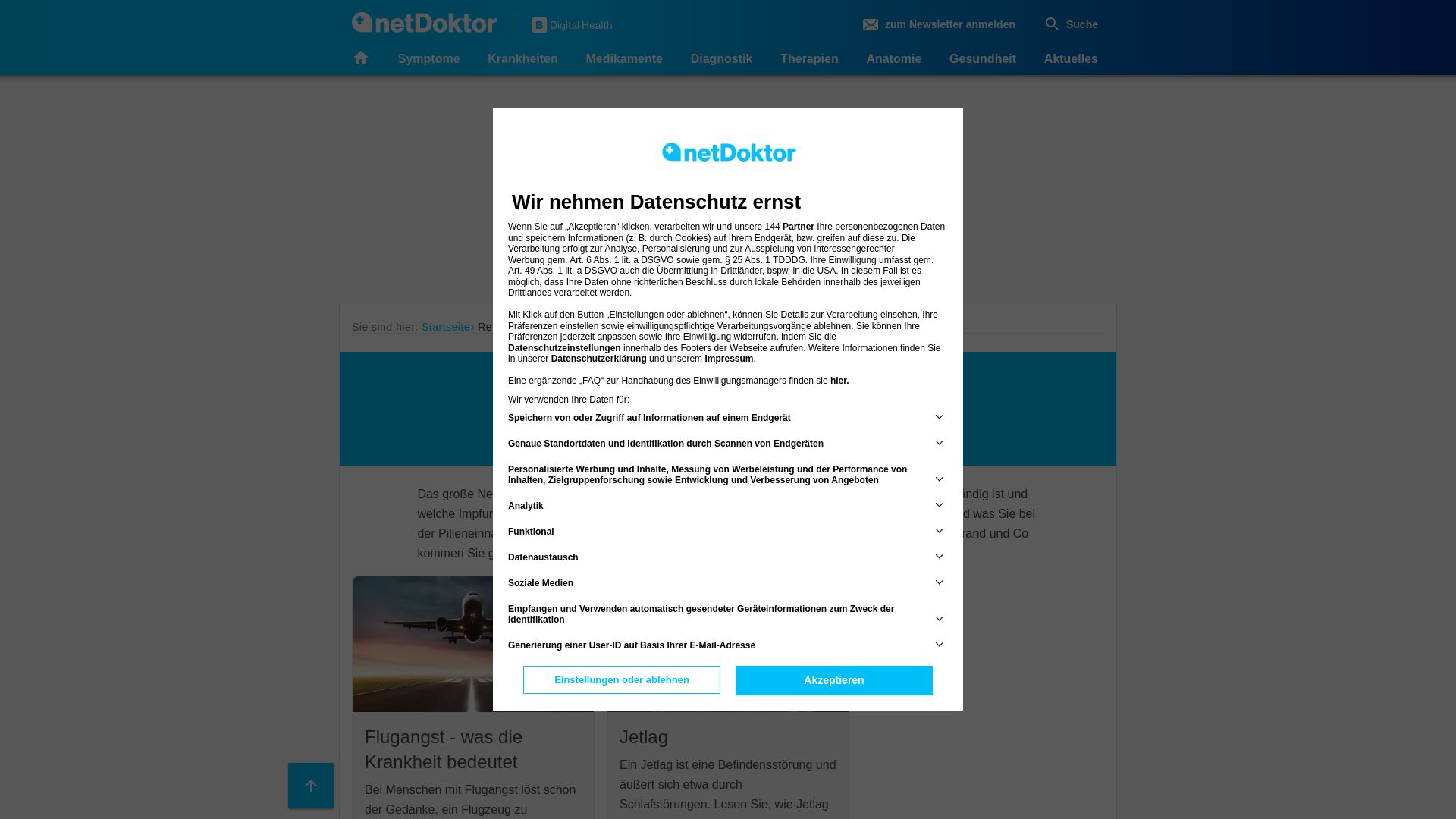 NetDoktor.de Reisemedizin