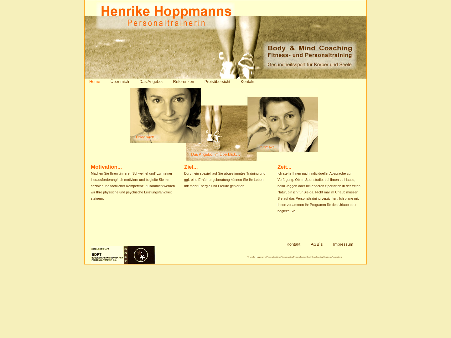 Henrike Hoppmanns - Personaltrainerin in Hamburg