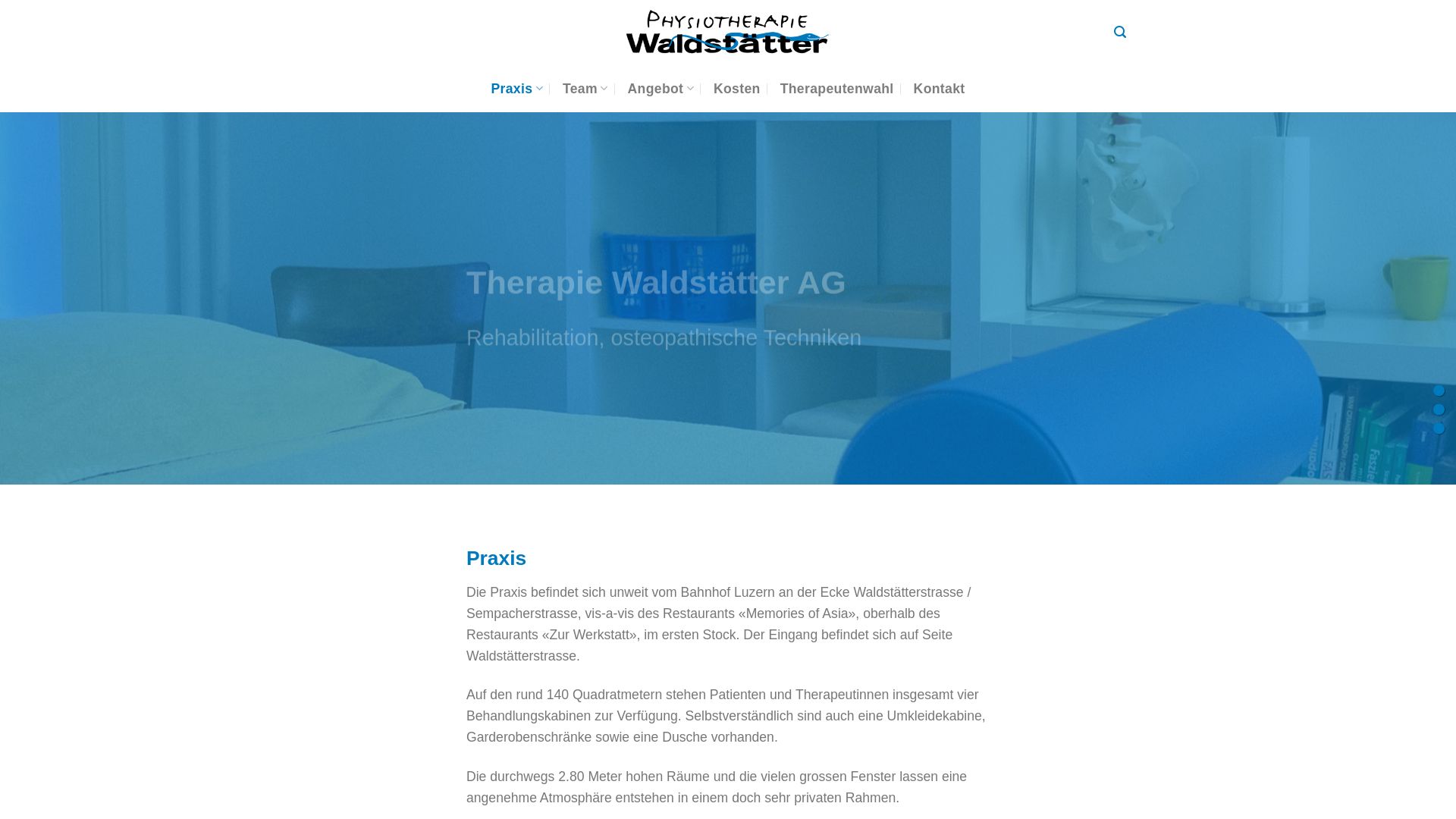 Physiotherapie Waldstätter