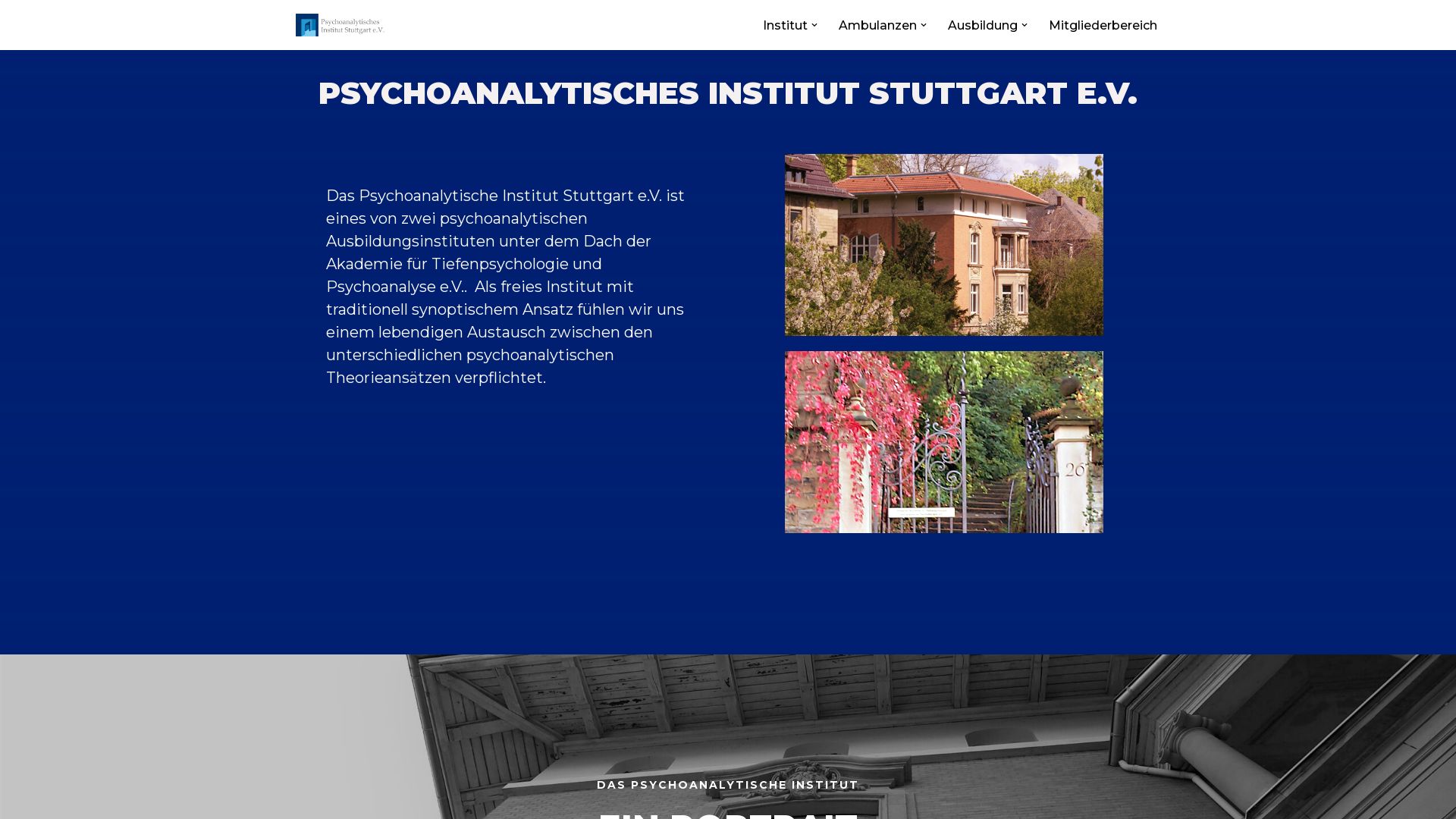 Psychoanalytische Institut "Stuttgarter Gruppe" e.V.