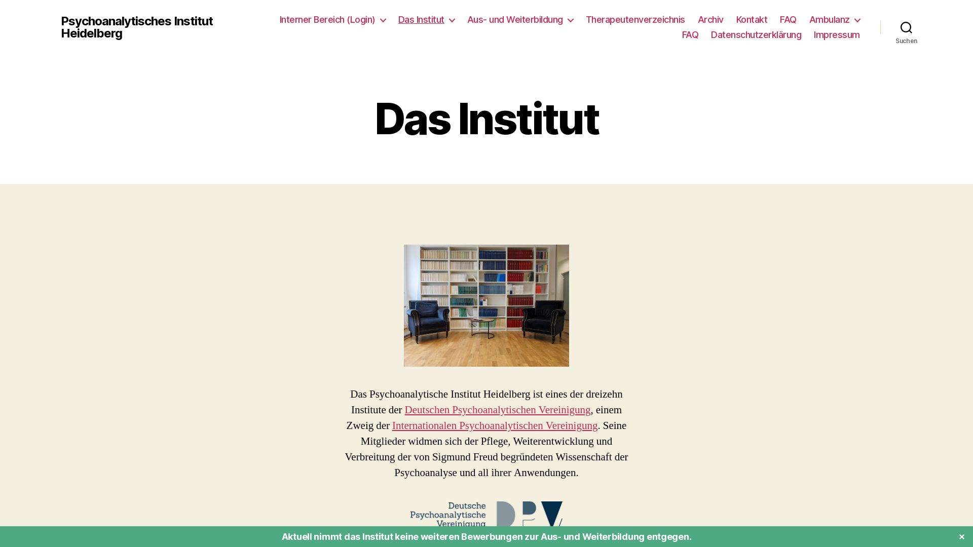 Psychoanalytisches Institut Heidelberg