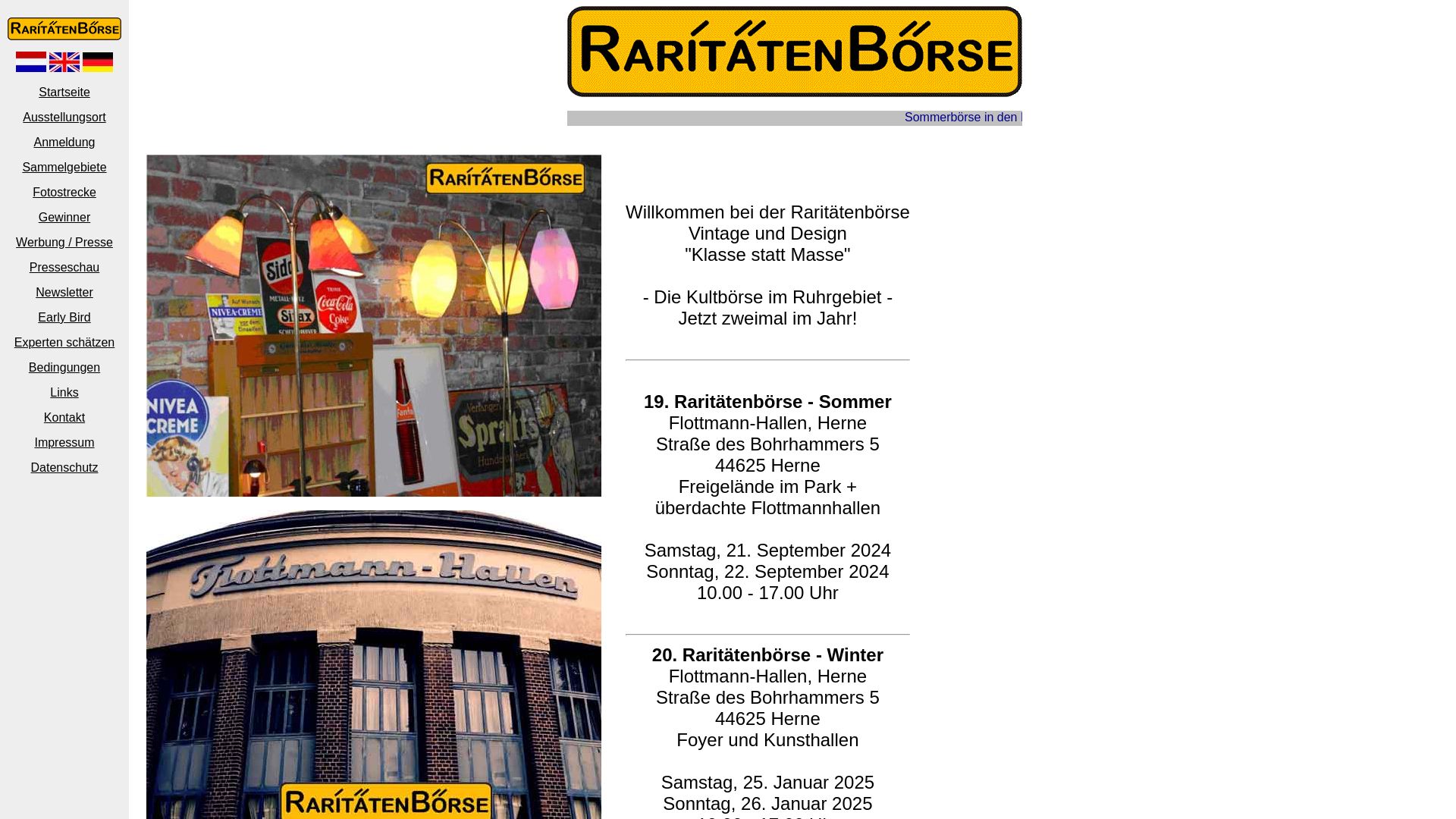 Raritätenbörse Ruhrgebiet