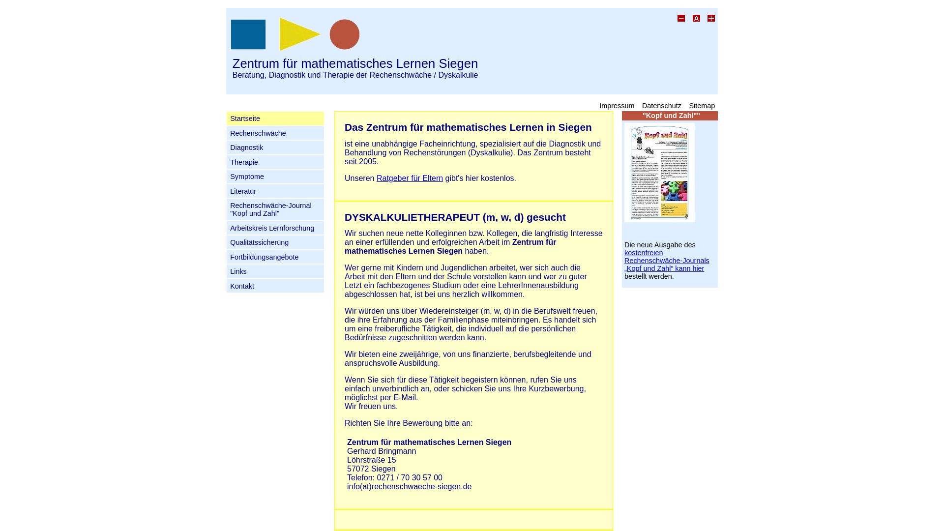 Zentrum für mathematisches Lernen Siegen