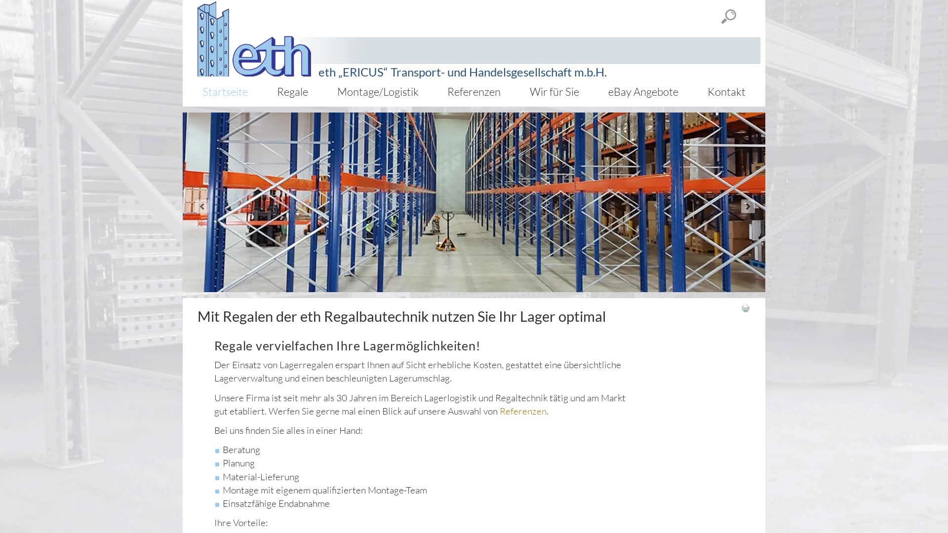 eth Regalbautechnik