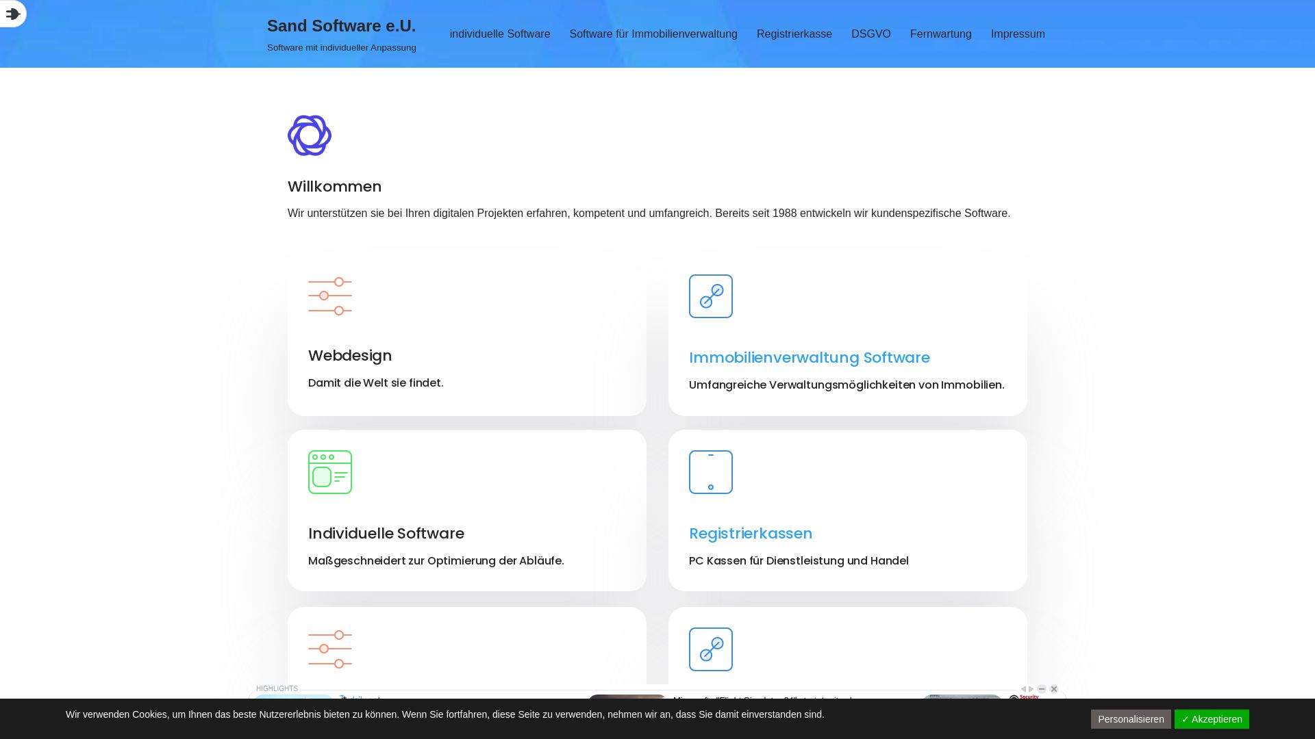 Softwareentwicklung Sand