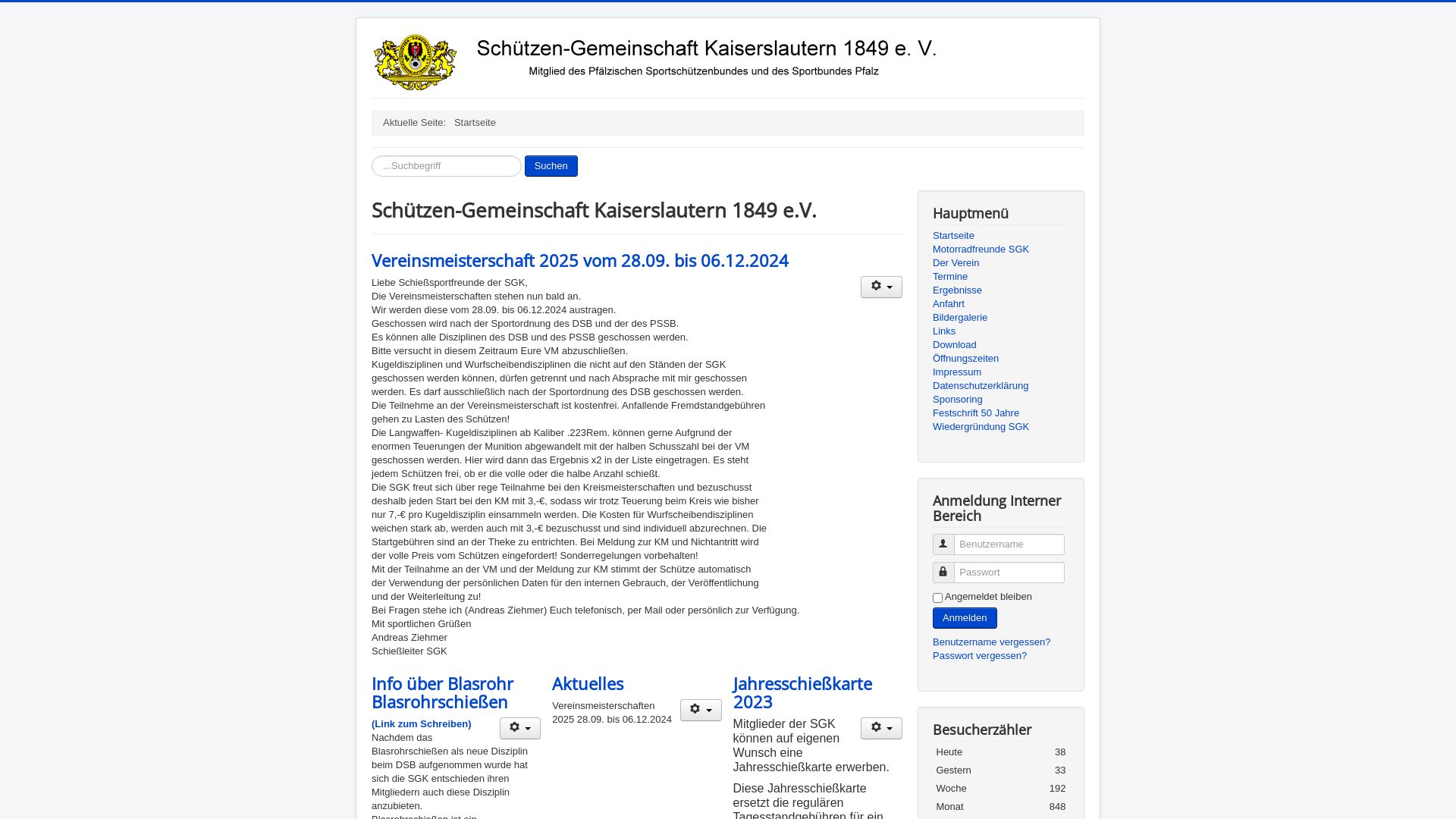 Schützen-Gemeinschaft Kaiserslautern 1849 e.V. (SGK)