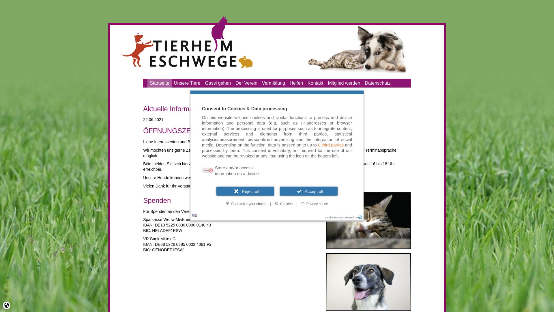 Tierheim Eschwege und Umgebung e.V.