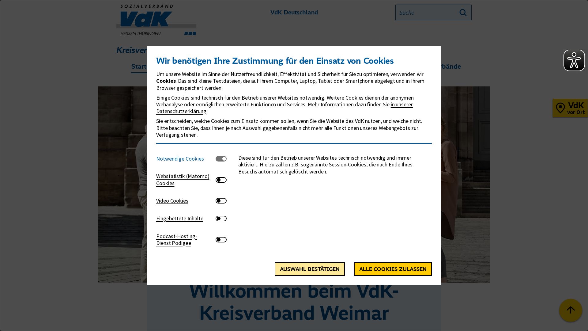 Sozialverband VdK - Kreisverband Weimar