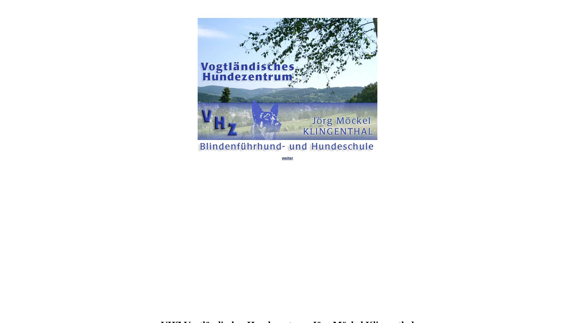 VHZ - Vogtländisches Hundezentrum Jörg Möckel