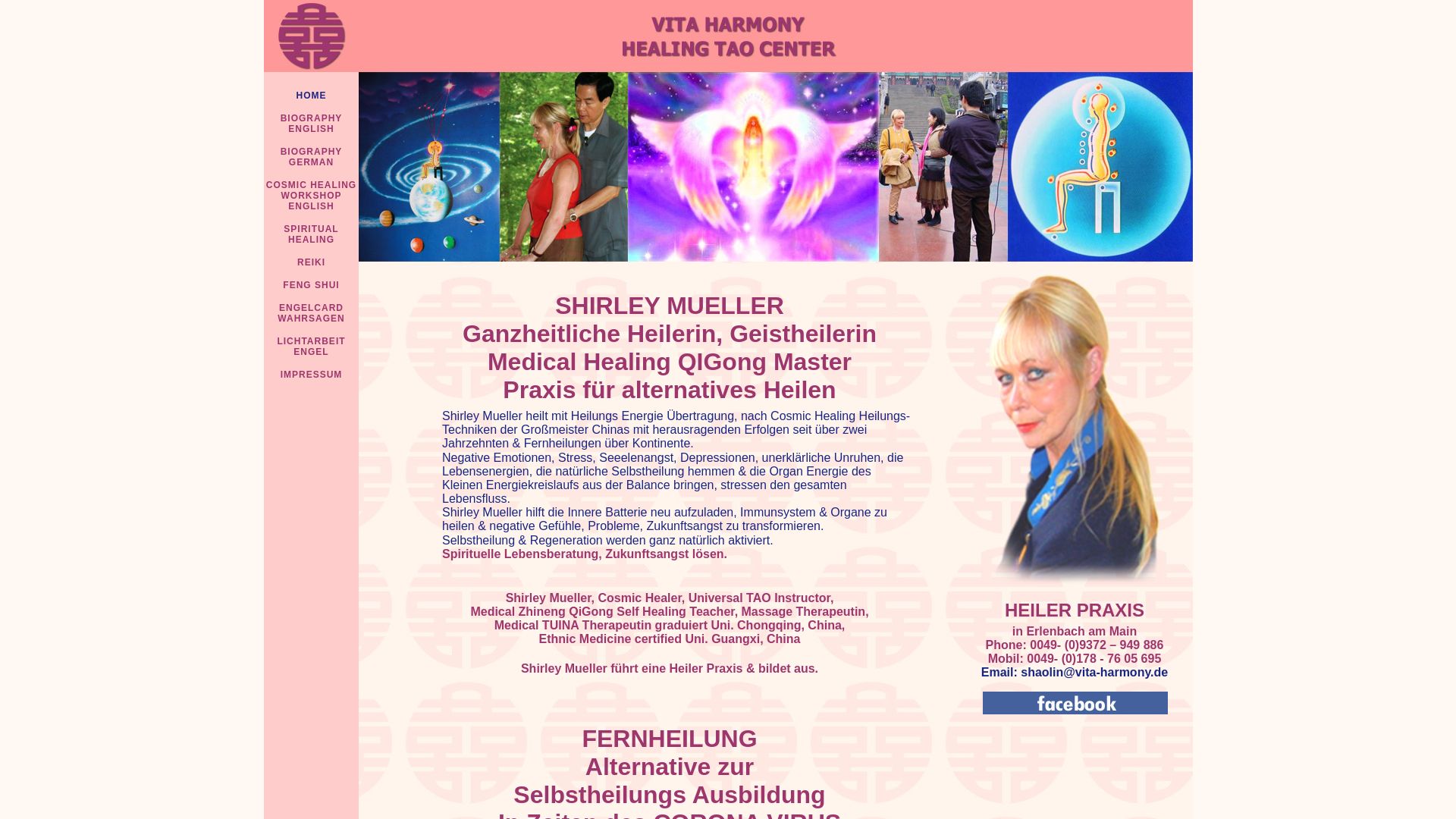 Vita Harmony - Healing Tao Zentrum - Shirley Mueller