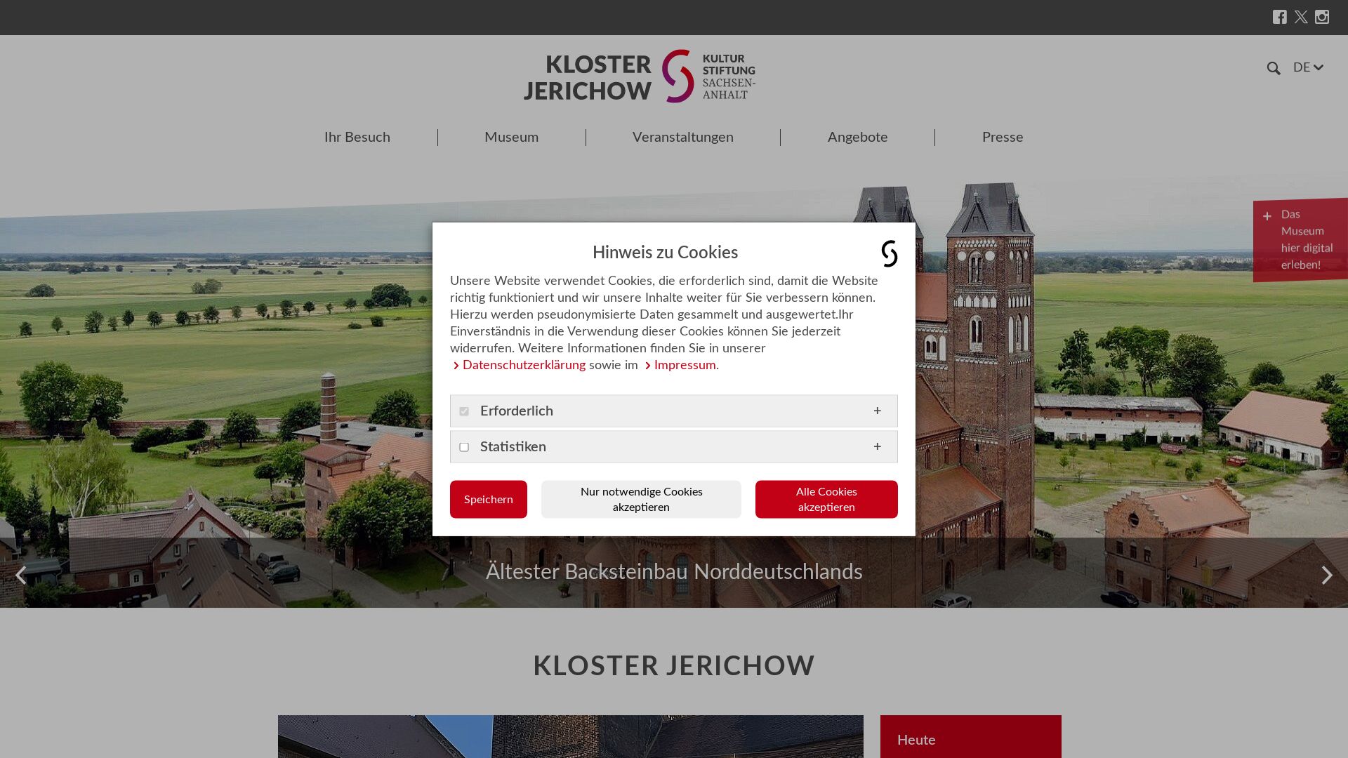 Kloster Jerichow - Kulturstiftung Sachsen-Anhalt