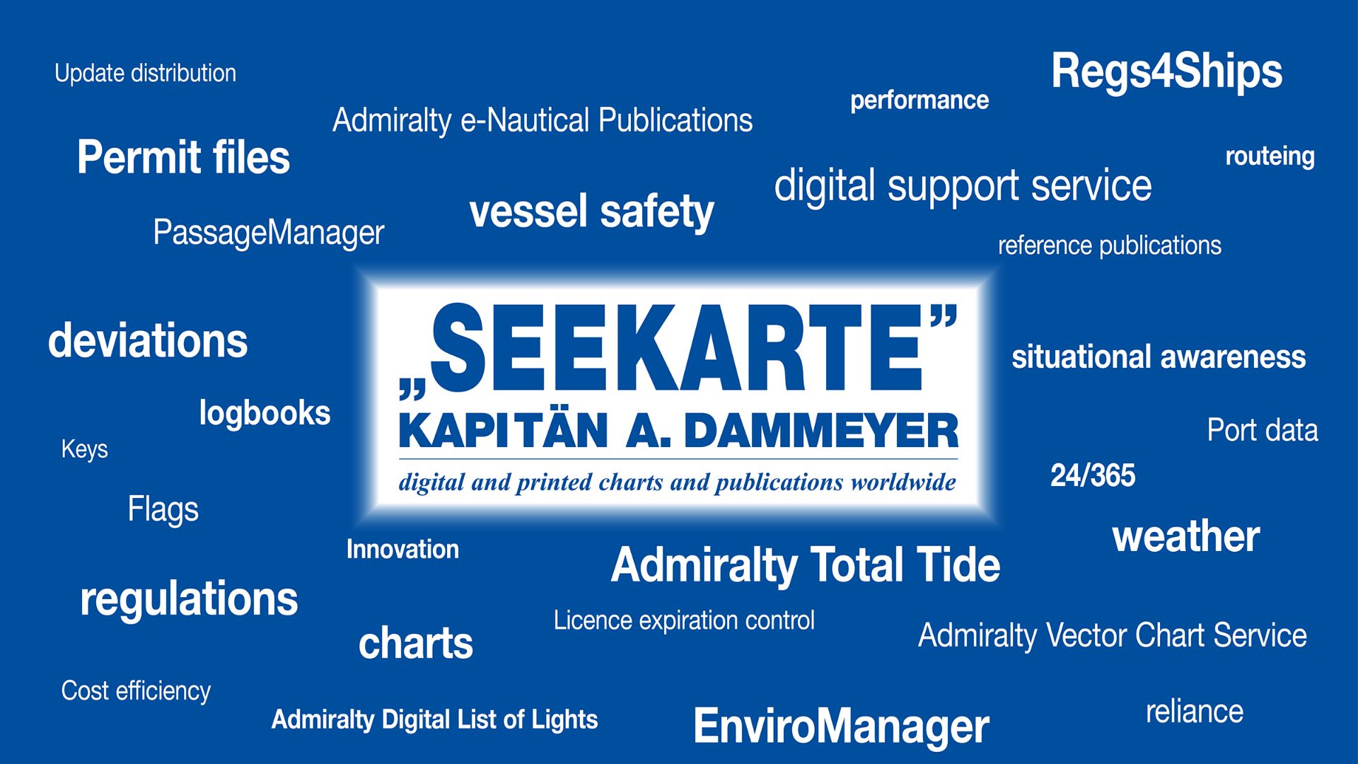 Seekarte Kapitän A. Dammeyer