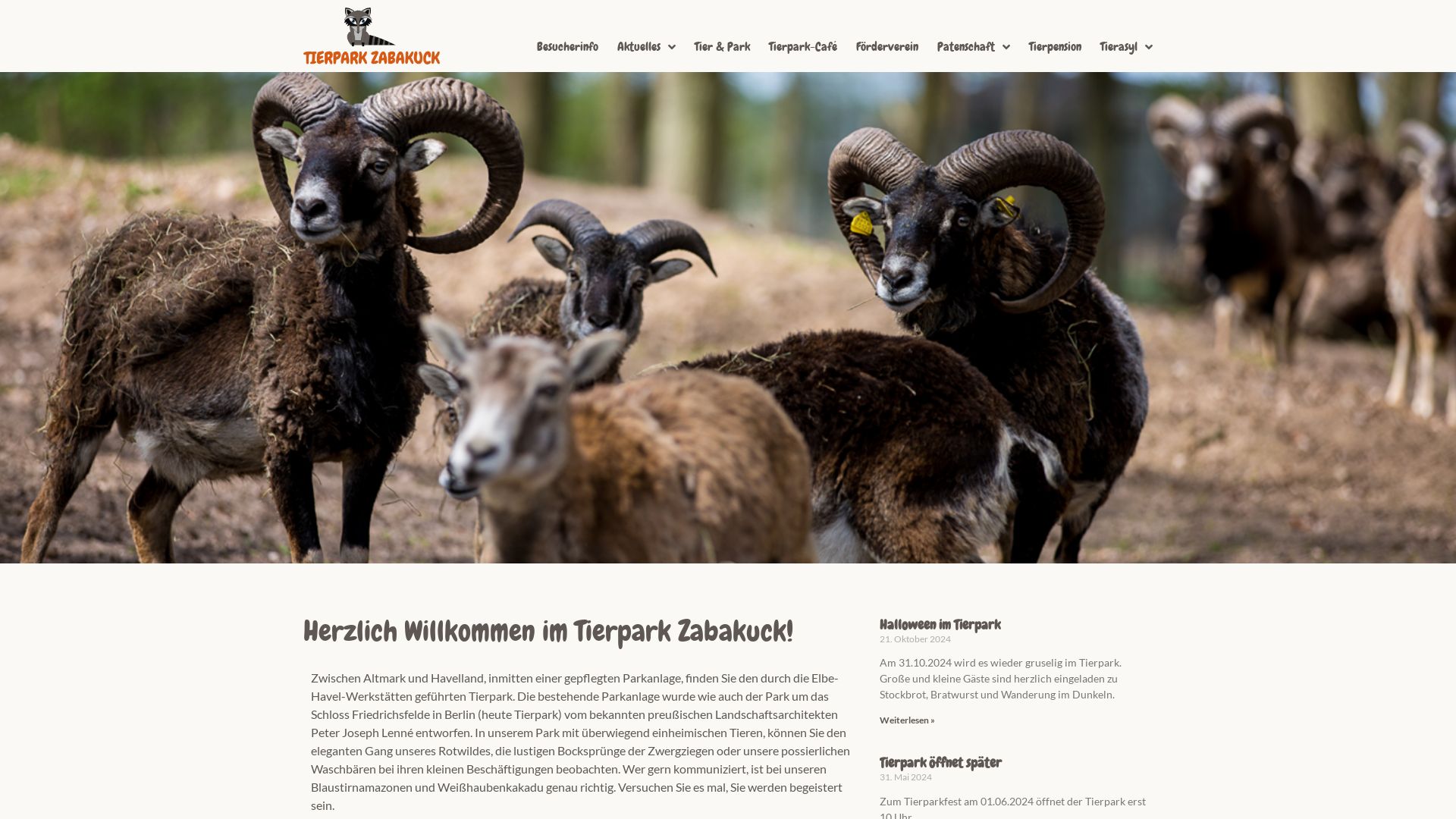 Tierpark Zabakuck - Elbe-Havel-Werkstätten gGmbH